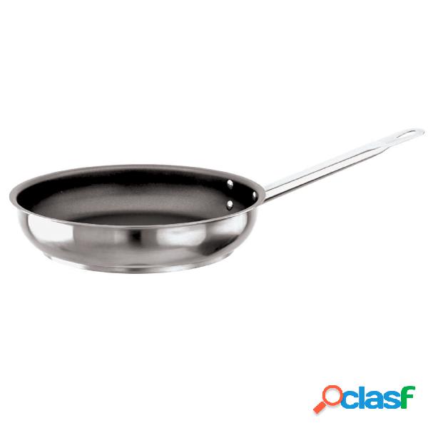 Padella 1 M Cm 28 Antiaderente Serie 1100 Inox, peso 2,32 kg