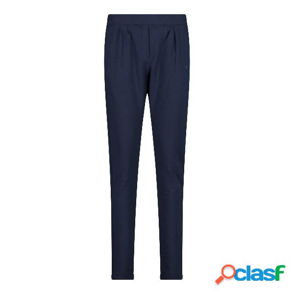 Pantaloni Cmp Felpa Stretch (Colore: BLACK BLUE, Taglia: M)