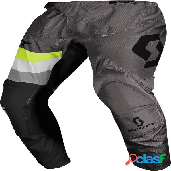 Pantaloni cross SCOTT 350 Track Grigio Giallo