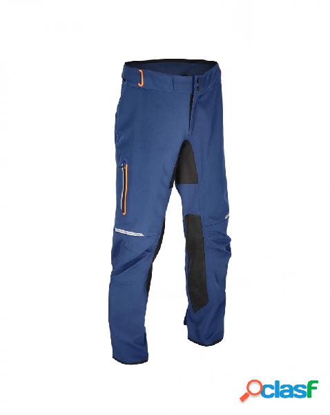 Pantaloni enduro Acerbis X-DURO W-PROOF BAGGY Blu Arancio