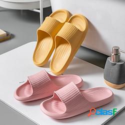 Pantofole da bagno ultra morbide da donna in solido