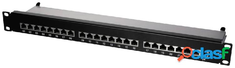 Patch panel LogiLink 24 Porte NP0048 CAT 6 1 U