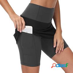 Per donna Gonna da tennis Gonna da golf Gonna Yoga Tasche