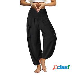 Per donna Pantaloni da yoga Tasche laterali Yoga Fitness
