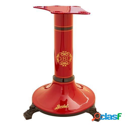 Piedistallo per B2, Rosso Berkel - Decori Oro