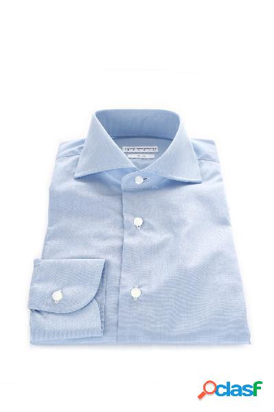 Pietro Provenzale Camicie Casual Uomo Turchese
