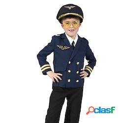 Pilota Capitano Costumi di carriera Per bambini Da ragazzo