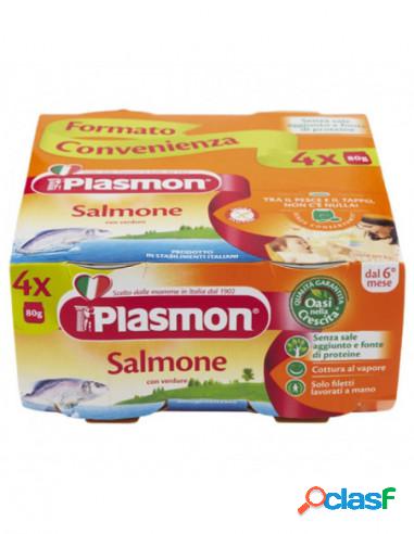 Plasmon - Omogeneizzato Salmone Con Verdure 4x80g Plasmon