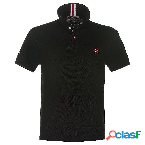 Polo Canottieri Portofino NewCoach (Colore: nero, Taglia: S)