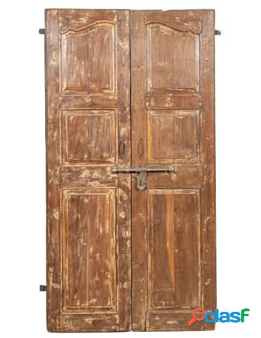 Porta in legno massello e ferro da interno o da esterno
