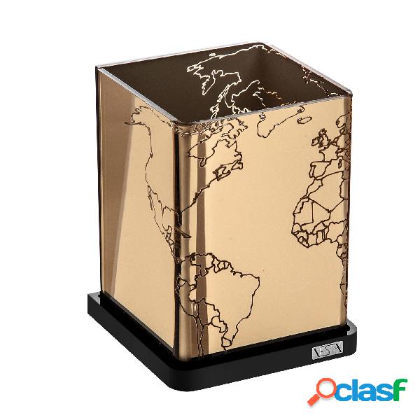 Portapenne Alphabet Global Thinking 8,5x8,5xh11,5 cm colore