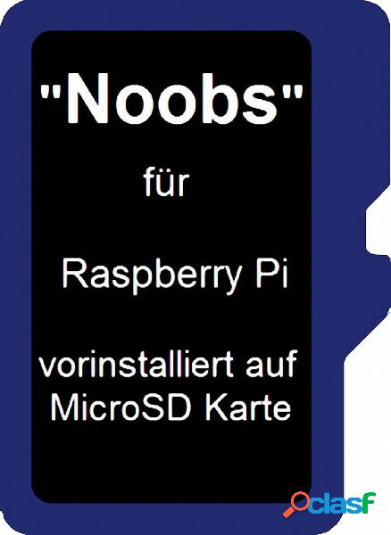 Raspberry Pi® Noobs Sistema operativo 16 GB Adatto per (kit
