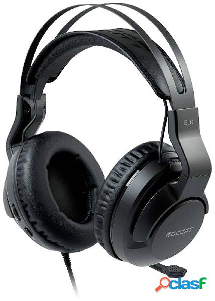 Roccat ELO X Gaming Cuffie Over Ear via cavo Stereo Nero