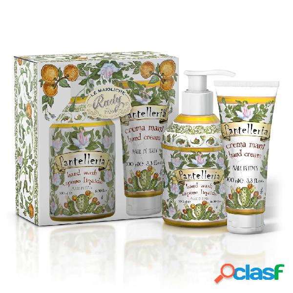Rudy maioliche cofanetto sapone liquido 500 ml pantelleria