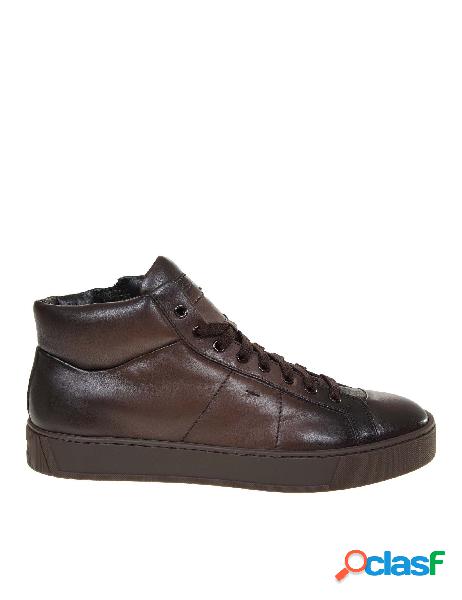 SANTONI HI TOP SNEAKERS UOMO MBGL20851TMMRGOTT60 PELLE