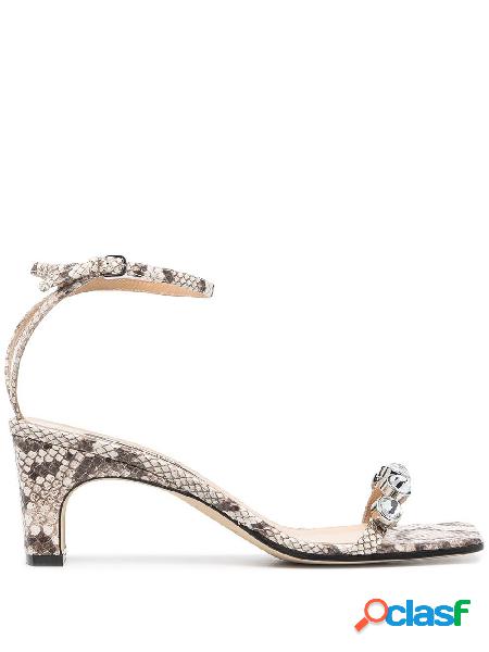 SERGIO ROSSI SANDALI DONNA A81090MFI2979559 PELLE BEIGE
