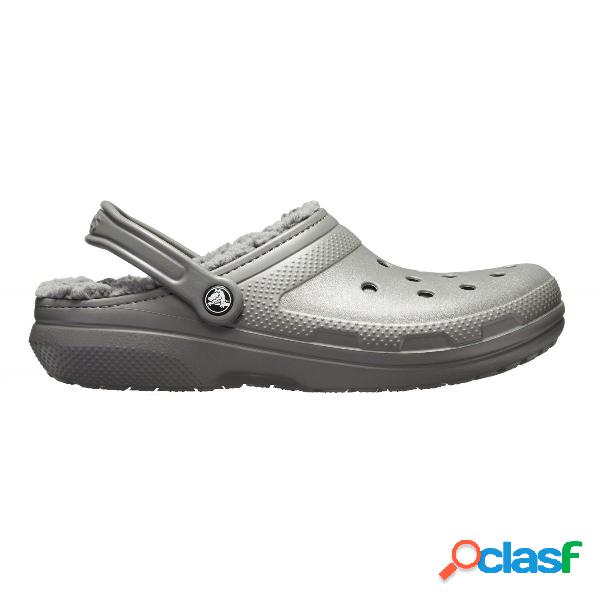 Sabot Crocs ClassicLined clog (Colore: White/Grey, Taglia: