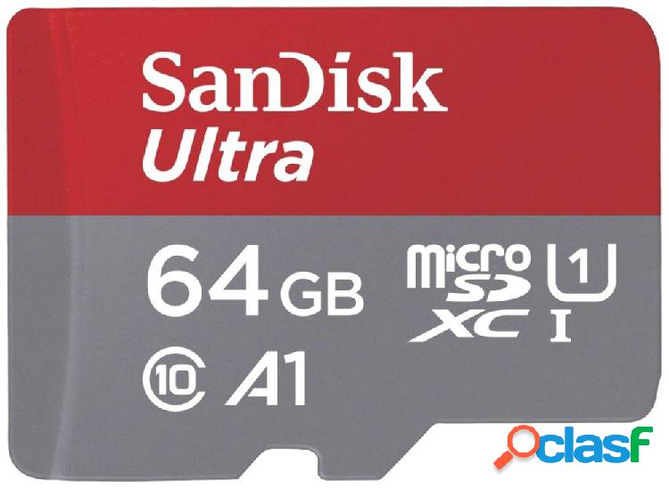 SanDisk microSDXC Ultra 64GB (A1/UHS-I/Cl.10/140MB/s) +