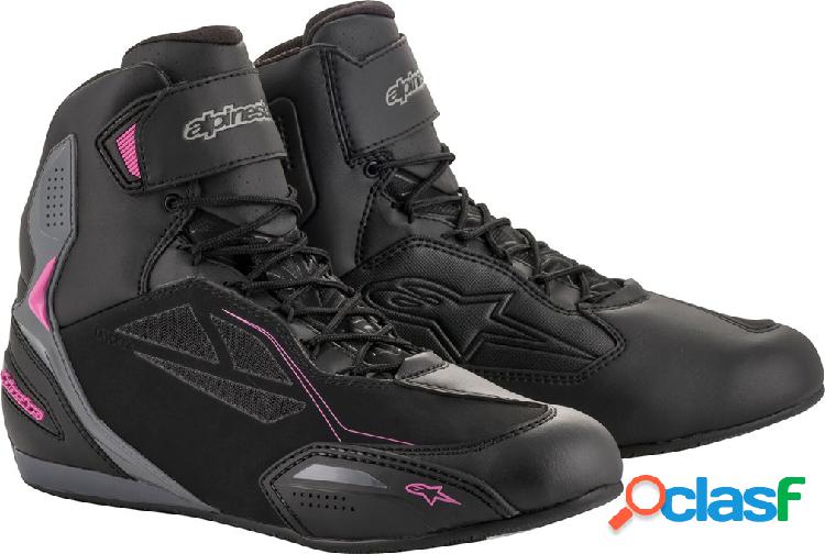 Scarpe moto donna Alpinestars STELLA FASTER-3 DRYSTAR Nero