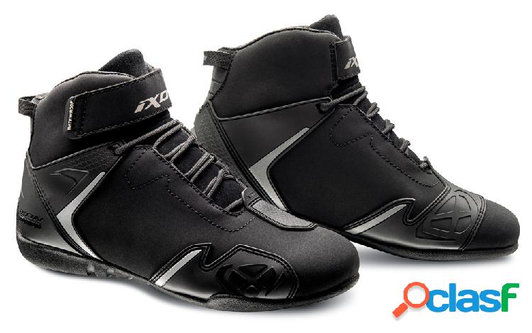 Scarpe moto donna Ixon GAMBLER WP LADY Nero Argento