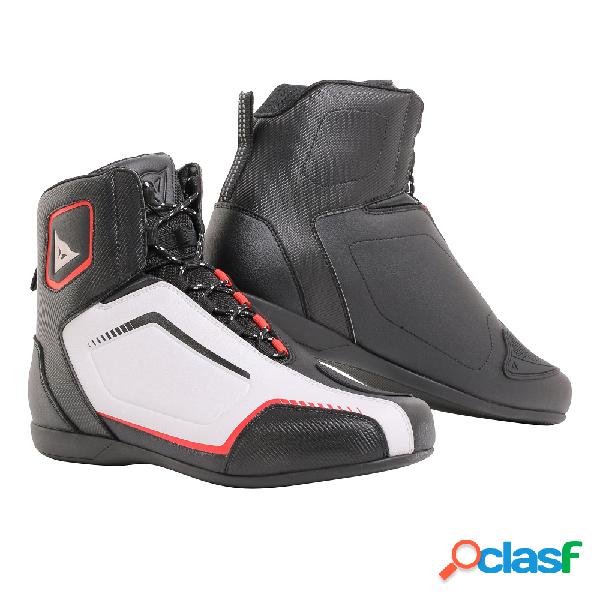 Scarpe moto touring Dainese RAPTORS Nero Bianco Rosso Lava