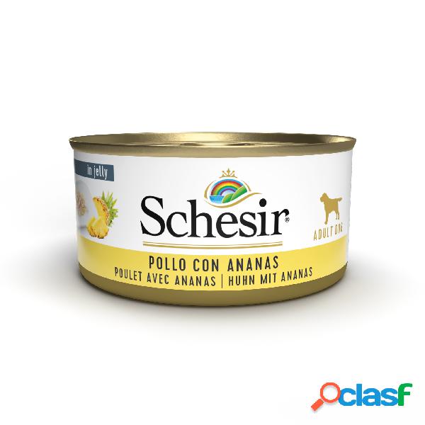 Schesir Dog Adult Pollo con Ananas 150 gr