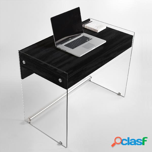 Scrivania portacomputer 100x55xh73 cm MYDESK Nero Carbone