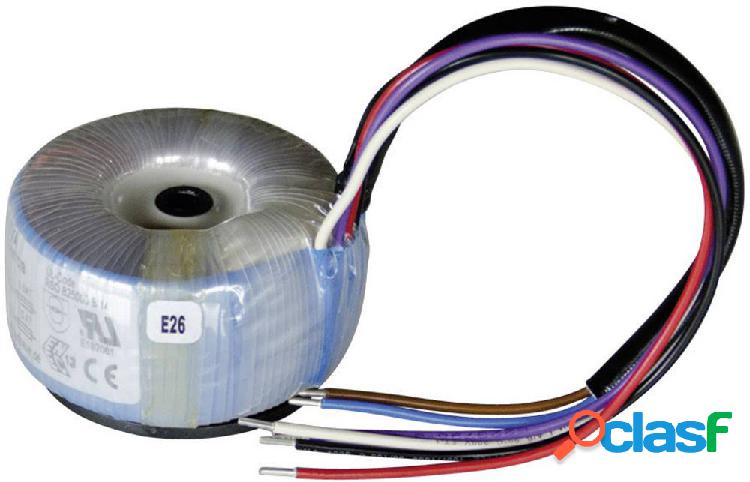 Sedlbauer 825008 Trasformatore toroidale 1 x 230 V 2 x 12