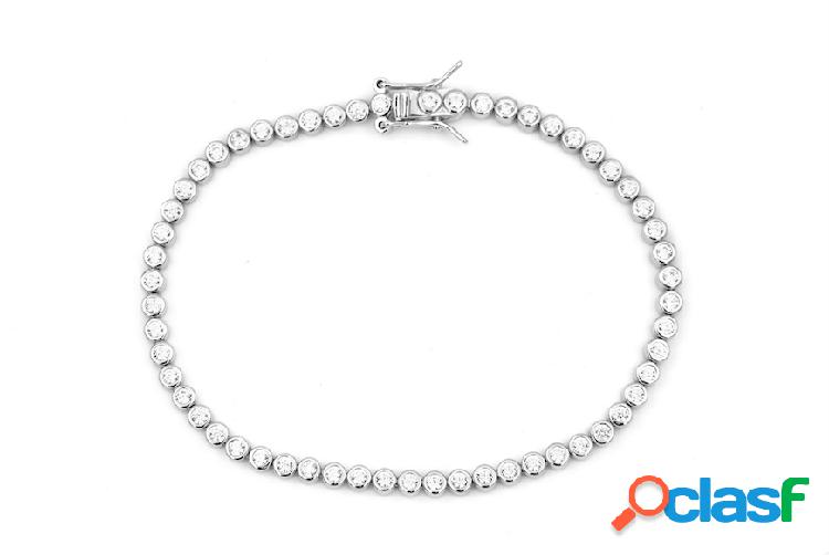 Selezione Zanolli Bracciale Tennis argento cipollino con