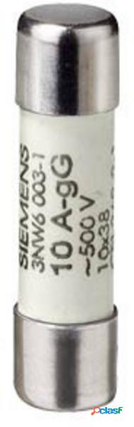 Siemens 3NW60011 Inserto fusibile a cilindro 6 A 500 V 1 pz.