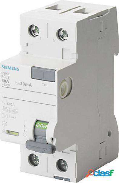 Siemens 5SV31116 5SV3111-6 Interruttore differenziale A 2