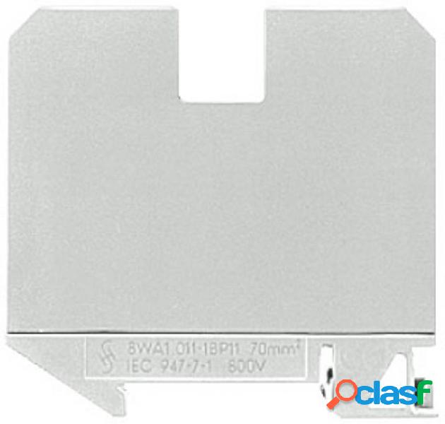 Siemens 8WA10111BP11 Morsetto passante A vite Blu 10 pz.