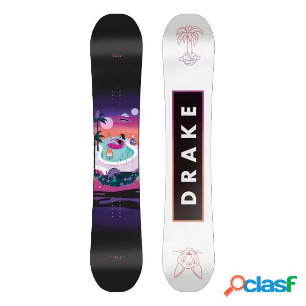 Snowboard Drake Charm (Colore: nero-viola fantasia, Taglia: