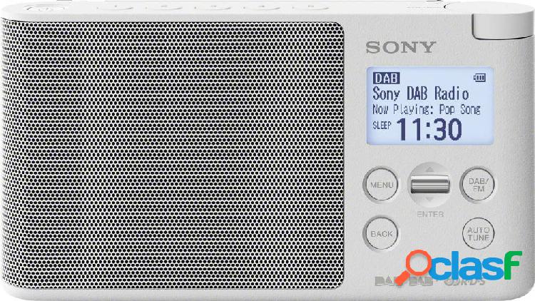 Sony XDR-S41D Radio da tavolo DAB+, DAB, FM Bianco