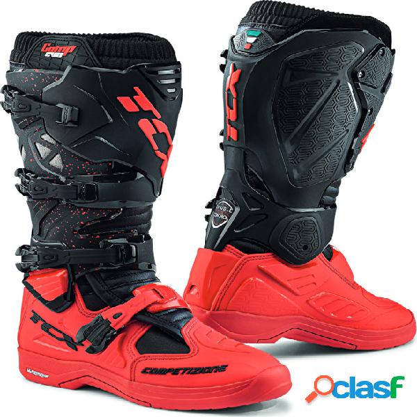 Stivali cross TCX COMP EVO 2 MICHELIN Nero Rosso