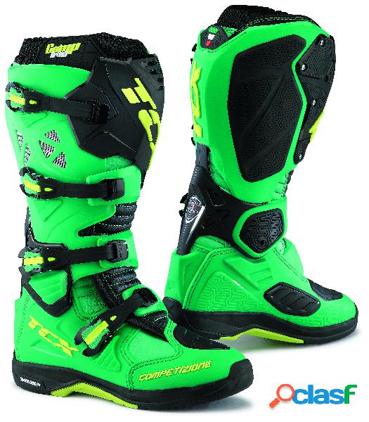 Stivali cross Tcx Comp Evo Michelin scuba blu lime