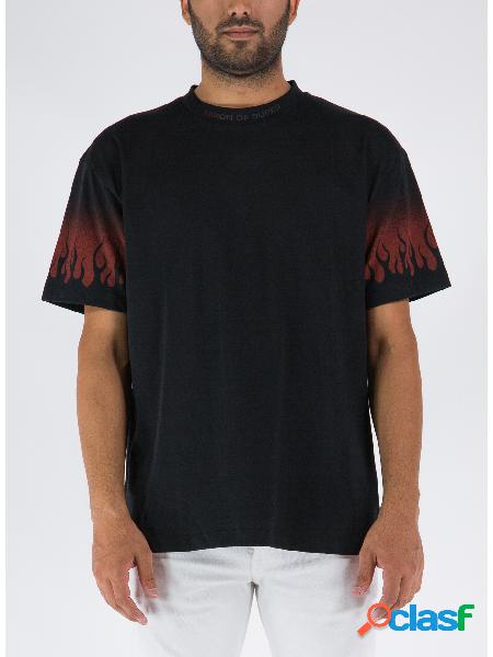 T-SHIRT WITH NEGATIVE FLAMES
