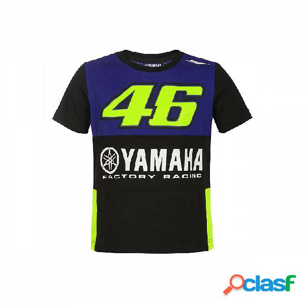 T-Shirt bambino VR46 Yamaha RACING Blu