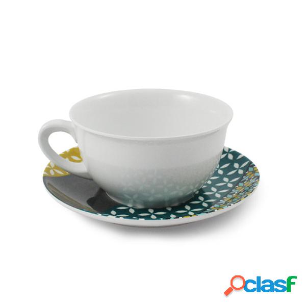 Tazza da colazione con piatto in Melamina PROVENZA Ø