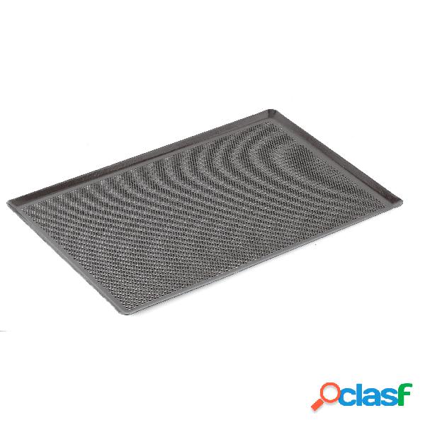 Teglia Forata, Alluminio Siliconato Cm 40x60x1, peso 0,77 kg