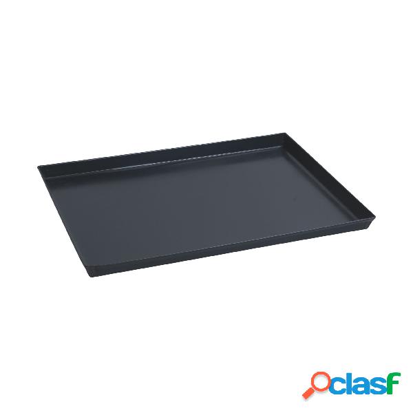 Teglia Rettangolare Cm 40x30xh 2,5 cm Ferro Blu, peso 0,97