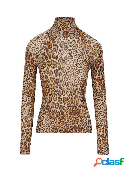 Top In Lana Animalier