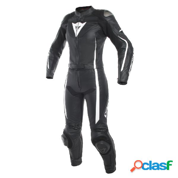 Tuta moto donna divisibile Dainese ASSEN LADY Nero Nero