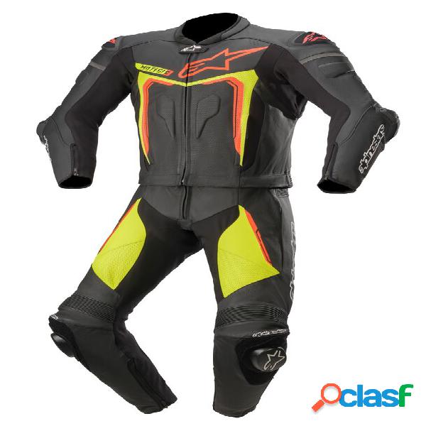 Tuta moto pelle divisibile estiva Alpinestars MOTEGI V3 Nero