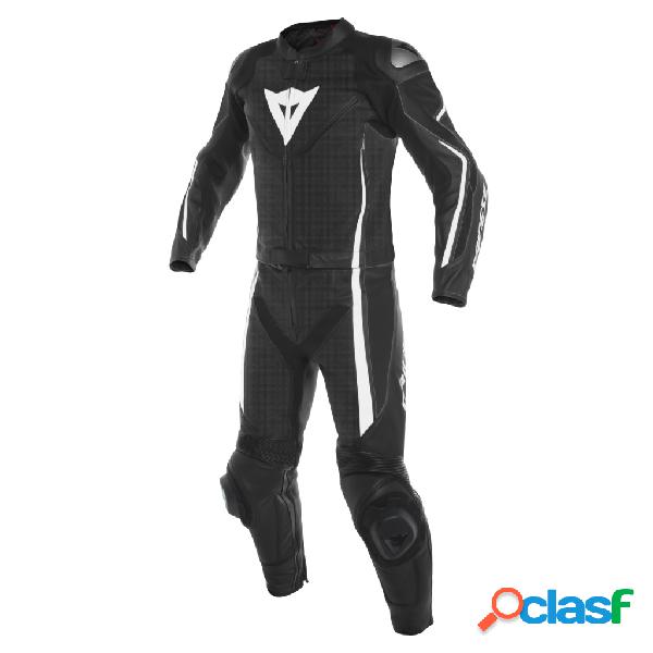 Tuta moto pelle divisibile estiva Dainese ASSEN traforata