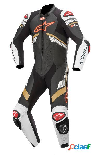 Tuta moto pelle intera Alpinestars GP PLUS V3 Nero Bianco