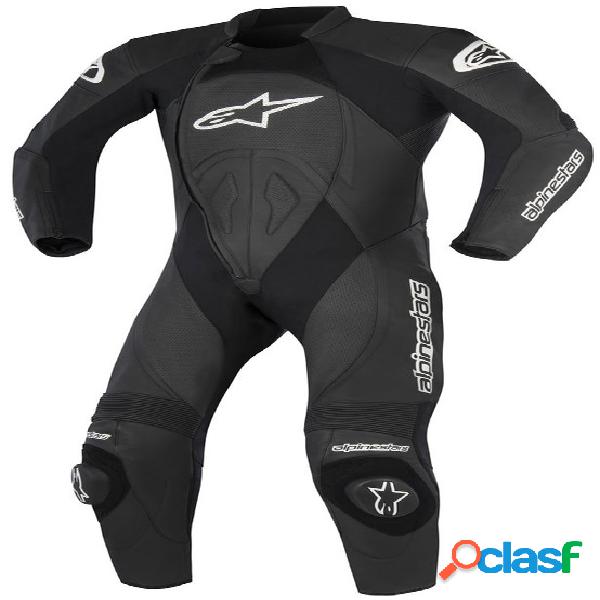 Tuta moto pelle intera Alpinestars Orbiter CE nero