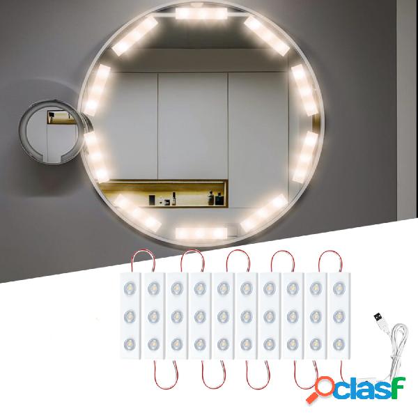 USB DC5V LED Trucco Modulo lampadina a specchio Luminosità