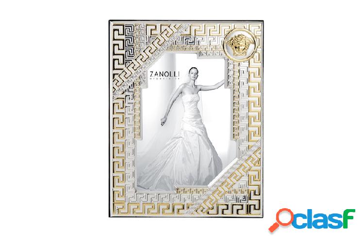 Versace Portafoto Frames argento bilaminato oro argento oro