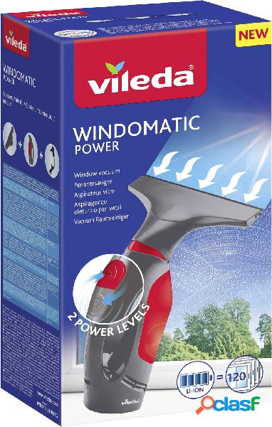 Vileda Windowmatic POWER Aspirapolvere per finestre Grigio,